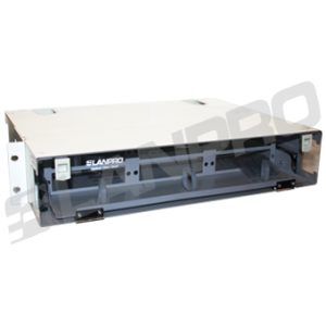 ODF METALICO PARA F.O. DE 2U MONTABLE EN RACK DE 19" HASTA 96 PUERTOS
