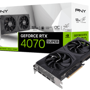 PNY NVIDIA Tarjeta de video PNY GeForce RTX™ 4070 SUPER 12GB VERTO™ Overclocked Dual Fan DLSS 3