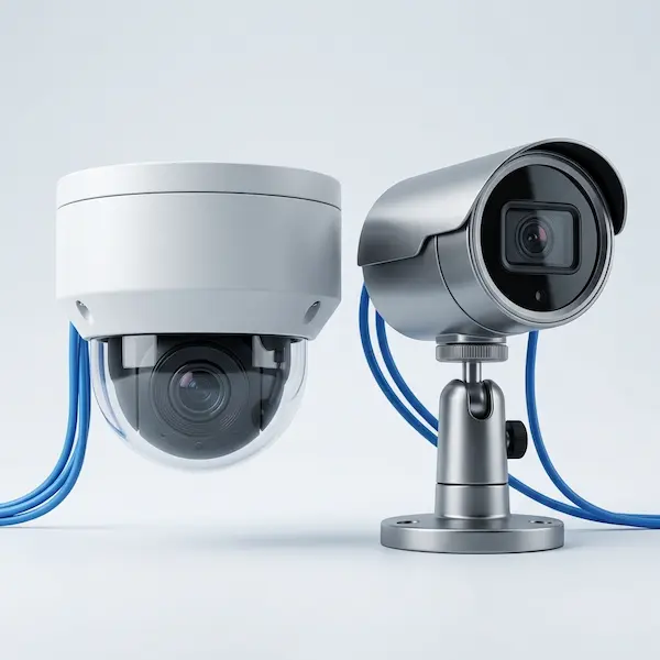 Cámaras de seguridad IP tipo domo antivandálico y bala 4K para empresas - Ingredes S.A.S.
