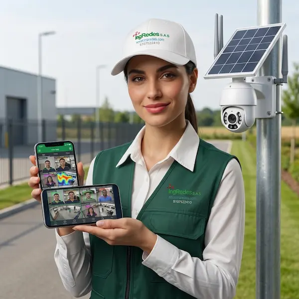 Cámaras de seguridad solares con conectividad 4G LTE para zonas rurales y fincas - Ingredes S.A.S.