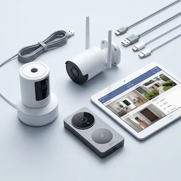 Cámaras de seguridad Wi-Fi para hogar y pequeños negocios con visión 360°, audio bidireccional y control por app - Ingredes S.A.S.