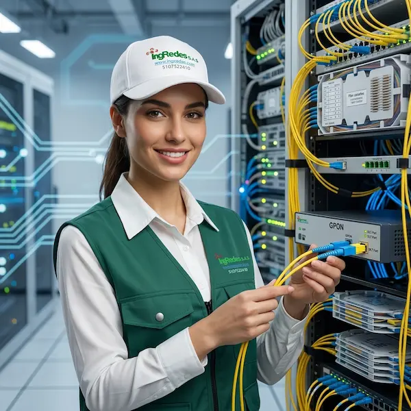 soluciones de fibra óptica monomodo, multimodo y conectividad GPON - Ingredes S.A.S