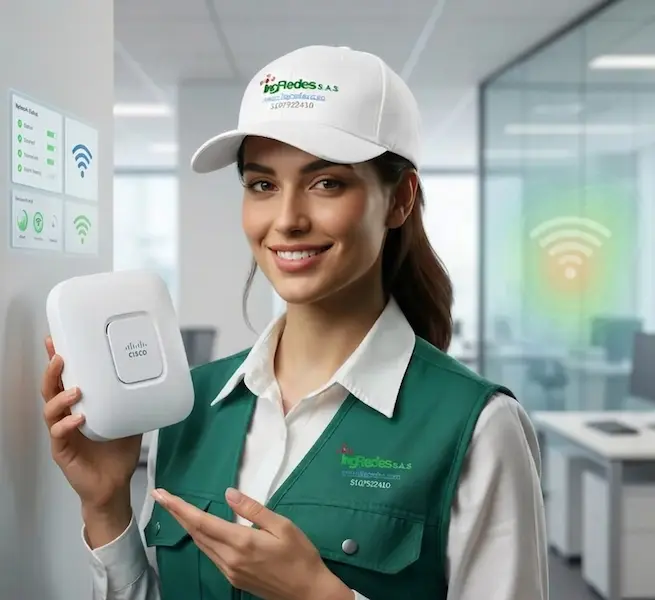 Asesoría técnica en soluciones de Wi-Fi corporativo, Access Points empresariales y mapas de calor - Ingredes S.A.S.