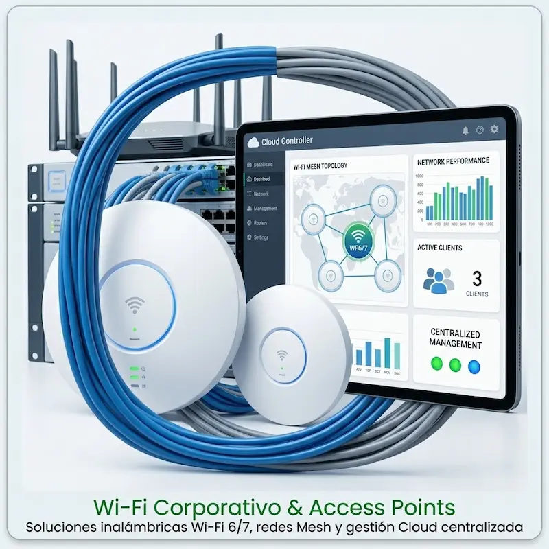 Soluciones de Wi-Fi, Access Points empresariales y redes Mesh Ingredes S.A.S.
