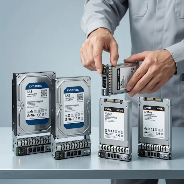 Discos duros empresariales SAS SATA NVMe y caddies hot swap para servidores - Ingredes S.A.S.